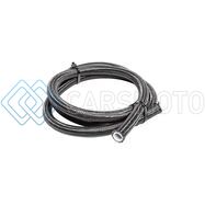 SNOW 10AN SNF-60105B BRAIDED STAINLESS PTFE HOSE - 5FT (BLACK)