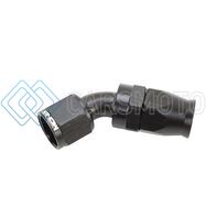 SNOW -10AN SNF-60145 45 DEGREE PTFE HOSE END (BLACK)