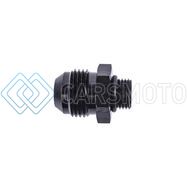 SNOW PERFORMANCE SNF-60616 SNOW -6AN ORB TO 10AN STRAIGHT FITTING - BLACK