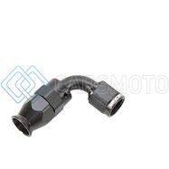 SNOW -6AN SNF-60690 90 DEGREE PTFE HOSE END (BLACK)