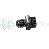 SNOW -8 SNF-60806 ORB TO -6AN STRAIGHT FITTING (BLACK)