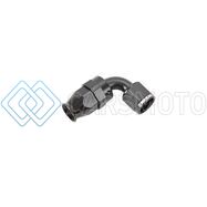 SNOW -8AN SNF-60890 90 DEGREE PTFE HOSE END (BLACK)