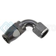 SNOW PERFORMANCE SNF-61290 12 AN 90 DEGREE PTFE HOSE END (BLACK)