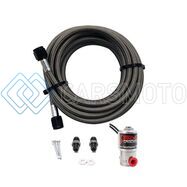 SNOW PERFORMANCE SNO-40012-BRD BRAIDED SS LINE TRUNK MOUNT UPGRADE (4AN SS BRAIDED LINE SYSTEMS)