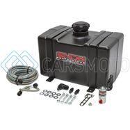 SNOW PERFORMANCE SNO-40014-BRD WATER TANK UPGRADE 2.5GAL BRAIDED SS LINE W/BRACKET/SOLENOID/HOSE/FITTINGS