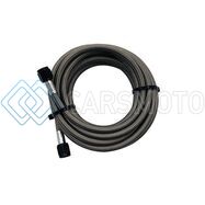 SNOW PERFORMANCE SNO-800-BRD 5FT STAINLESS STEEL BRAIDED WATER LINE (4AN BLACK)