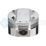 MANLEY 614205CE-4 MITSUBISHI 4B11 86.5MM BORE 9.0:1 CR -5CC DISH TURBO TUFF PISTON SET W/ RINGS