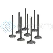 SUPERTECH TIVN-1031F-8 TOYOTA CELICA 2ZZ 34X5.48X111.25MM FLAT BLACK NITRIDE INTAKE VALVE - SET OF 8