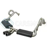 AFE 49-36415-C MACHFORCE-XP 2IN 304 SS CAT-BACK EXHAUST W/CARBON FIBER TIPS 13-16 PORSCHE BOXSTER 2.7L/3.4L