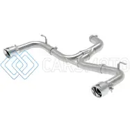 AFE 49-36417-P MACH FORCE-XP 3IN TO 2-1/2IN STAINLESS STEEL AXLE-BACK EXHAUST - 15-17 VOLKSWAGEN GTI