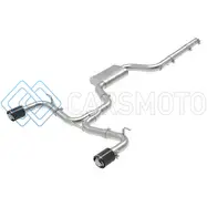 AFE 49-36418-C MACH FORCE-XP 3 IN TO 2-1/2 IN STAINLESS STEEL CAT-BACK EXHAUST CARBON VOLKSWAGEN GTI 15-17