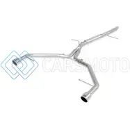 AFE 49-36419-P MACHFORCE XP 3IN-2.5IN SS EXHAUST AXLE-BACK 17-19 AUDI A4 (B9) L4-2.0L (T) - POLISHED