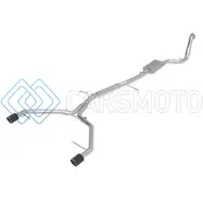 AFE 49-36420-C 17-19 AUDI A4 (B9) MACH FORCE-XP 3IN TO 2.5IN 304 SS CAT-BACK EXHAUST SYSTEM-DUAL CARBON TIPS