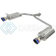 AFE 49-36604-L TAKEDA 2.25-1.75IN 304 SS AXLE-BACK EXH W/BLUE FLAME TIPS 13-17 HONDA ACCORD SPORT SEDAN I4-2.4L