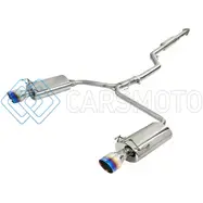 AFE 49-36605-L TAKEDA 2.5-1.75IN 304 SS CAT-BACK EXHAUST SYSTEM 13-17 HONDA ACCORD LX / EX / EX-L L4-2.4L