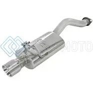 AFE 49-36610 TAKEDA EXHAUST 2.5IN DIA 304SS AXLE-BACK W/POLISHED TIP 06-11 HONDA CIVIC EX SEDAN L4 1.8L