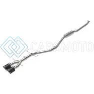 AFE 49-36620-C TAKEDA 2.5IN 304SS CAT-BACK EXHAUST SYSTEM 17-20 HONDA CIVIC SI COUPE L4-1.5L (T)