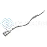 AFE 49-36620-P TAKEDA 2.5IN 304SS CAT-BACK EXHAUST SYSTEM 17-20 HONDA CIVIC SI COUPE L4-1.5L (T) - POLISHED TIP