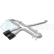 AFE 49-36625-B TAKEDA 2-1/2IN 304 SS AXLE-BACK EXHAUST W/BLACK TIPS 17-20 HONDA CIVIC SPORT L4-1.5L (T)