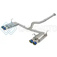 AFE 49-36801-L TAKEDA 3IN 304 SS CAT-BACK EXHAUST SYSTEM 15-18 SUBARU WRX/WRX STI H4-2.0/2.5L (T)