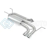 AFE 49-37004-P TAKEDA 2-1/2IN 304 SS AXLE-BACK EXHAUST W/ POLISHED TIP 16-19 MAZDA MIATA L4 2.0L