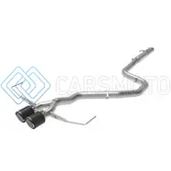 AFE 49-37011-C TAKEDA EXHAUST CAT-BACK 19-20 HYUNDAI VELOSTER 304SS CARBON FIBER DUAL TIPS EXHAUST