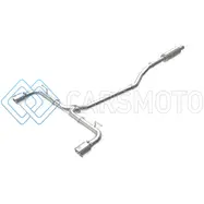 AFE 49-37015-P TAKEDA 2-1/2IN 304 SS CAT-BACK EXHAUST W/ POLISHED TIPS 14-18 MAZDA 3 L4 2.0L/2.5L