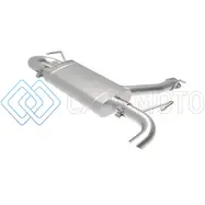 AFE 49-37017 TAKEDA 2-1/2IN 304 SS AXLE-BACK EXHAUST 18-21 HYUNDAI KONA L4 1.6L (T)