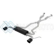 AFE 49-38085-B VULCAN SERIES 2.5IN 304SS CAT-BACK EXHAUST 11-20 JEEP GRAND CHEROKEE (WK2) 5.7L W/ BLACK TIPS