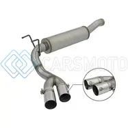 AFE 49-42057-P POWER REBEL SERIES 3.5IN 409 SS CAT BACK EXHAUST W/POL TIPS 14-17 RAM 2500/3500 V8-6.4L HEMI