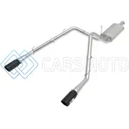 AFE 49-42074-B APOLLO GT 3IN 409SS CAT-BACK EXHAUST SYSTEM W/BLACK TIP 09-18 DODGE/RAM 1500 V8-5.7L