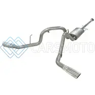AFE 49-43056-P MACHFORCE XP EXHAUSTS 3INSS DUAL SIDE EXIT CAT-BACK 11-14 FORD F150 ECOBOOST V6-3.5L (TT)