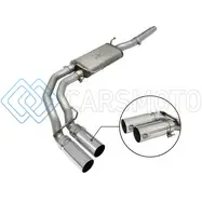 AFE 49-43079-P REBEL EXHAUSTS CAT-BACK SS FORD F-150 04-08 V8 4.6/5.4L W/ POLISHED TIPS