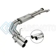 AFE 49-43091-P POWER REBEL SERIES 3IN 409 SS CAT BACK EXHAUST W/ POLISHED TIPS 17 FORD F-150 RAPTOR V6-3.5L