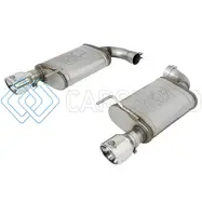AFE 49-43105-P MACH FORCE-XP SS AXLE BACK EXHAUST W/POLISHED TIPS 15-17 FORD MUSTANG GT V8-5.0L
