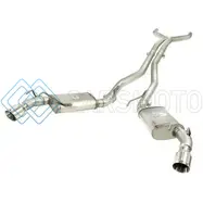 AFE 49-44039-P MACHFORCE XP EXHAUST 3IN STAINLESS STEE CB/10-13 CHEVY CAMARO V8-6.2L (TD) (POL TIP)