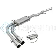 AFE 49-44098-P REBEL SERIES 3IN-2.5IN 409 SS CAT-BACK EXHAUST 09-18 GM SILVERADO/SIERRA 1500 V6-4.3L / V8-4.6L