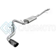 AFE 49-44107-B APOLLO GT SERIES 2019 GM SILVERADO/SIERRA 1500 4.3L/5.3L 409 SS CATBACK EXHAUST SYSTEM W/BLK TIP