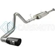 AFE 49-46008-B MACHFORCE XP EXHAUSTS CAT-BACK SS-409 EXH CB TOYOTA TUNDRA 10-11 V8-5.7L 145.7 WB (BLK TIP)