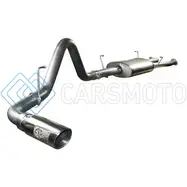 AFE 49-46009-P MACHFORCE XP EXHAUSTS CAT-BACK SS-409 EXH CB TOYOTA TUNDRA 07-09 V8-4.7L (POL TIP)