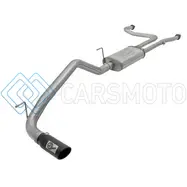 AFE 49-46125-B MACHFORCE XP 2.5IN CAT-BACK EXHAUST SYSTEM W/ BLACK TIP NISSAN FRONTIER 17-19 V8-5.6L