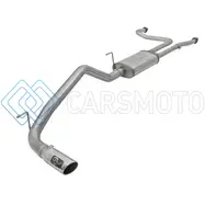 AFE 49-46125-P MACH FORCE-XP 2-1/2IN CAT-BACK EXHAUST SYSTEM W/ POLISHED TIP 16-17 NISSAN TITAN XD V8 5.6L