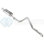 AFE 49-46231 MACHFORCE XP EXHAUST CAT-BACK 2.5IN SS-409 HI-TUCK 12-14 JEEP WRANGLER UNLIMITED V6 3.6L 4DR