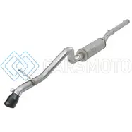 AFE 49-48057-B MACH FORCE-XP 2-1/2IN 409 SS HI-TUCK CAT-BACK EXHAUST W/BLACK TIP 07+ JEEP WRANGLER JK 3.6L/3.8L