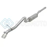 AFE 49-48057-P MACH FORCE-XP 2.5IN 409SS HI-TUCK CAT-BACK EXHAUST W/POLISHED TIP 07+ JEEP WRANGLER JK 3.6L/3.8L