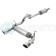 AFE 49-48066-P REBEL SERIES 2.5IN 409 SS CAT-BACK EXHAUST W/ POLISHED TIPS 2018+ JEEP WRANGLER (JL) V6 3.6L