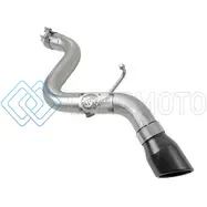 AFE 49-48070-1B MACH FORCE-XP AXLE-BACK EXHAUST SYSTEM W/BLACK TIP 18-20 JEEP WRANGLER L4-2.0T / V6-3.6L