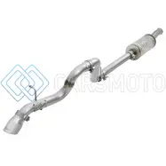 AFE 49-48075-P MACH FORCE-XP 2.5IN 409SS AXLE-BACK HI-TUCK EXH SYS W/ POL TIP 18-20 JEEP WRANGLER (JL) V6 3.6L