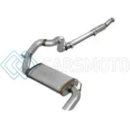 AFE 49-48079 MACHFORCE XP 18-20 JEEP WRANGLER (JL) L4-2.0L (T) 3IN 409 SS CAT-BACK HI-TUCK EXHAUST