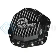 AFE 46-70382 POWER REAR DIFF COVER BLACK W/MACHINED FINS 17 FORD F-350/F-450 6.7L (TD) DANA M300-14 (DUALLY)